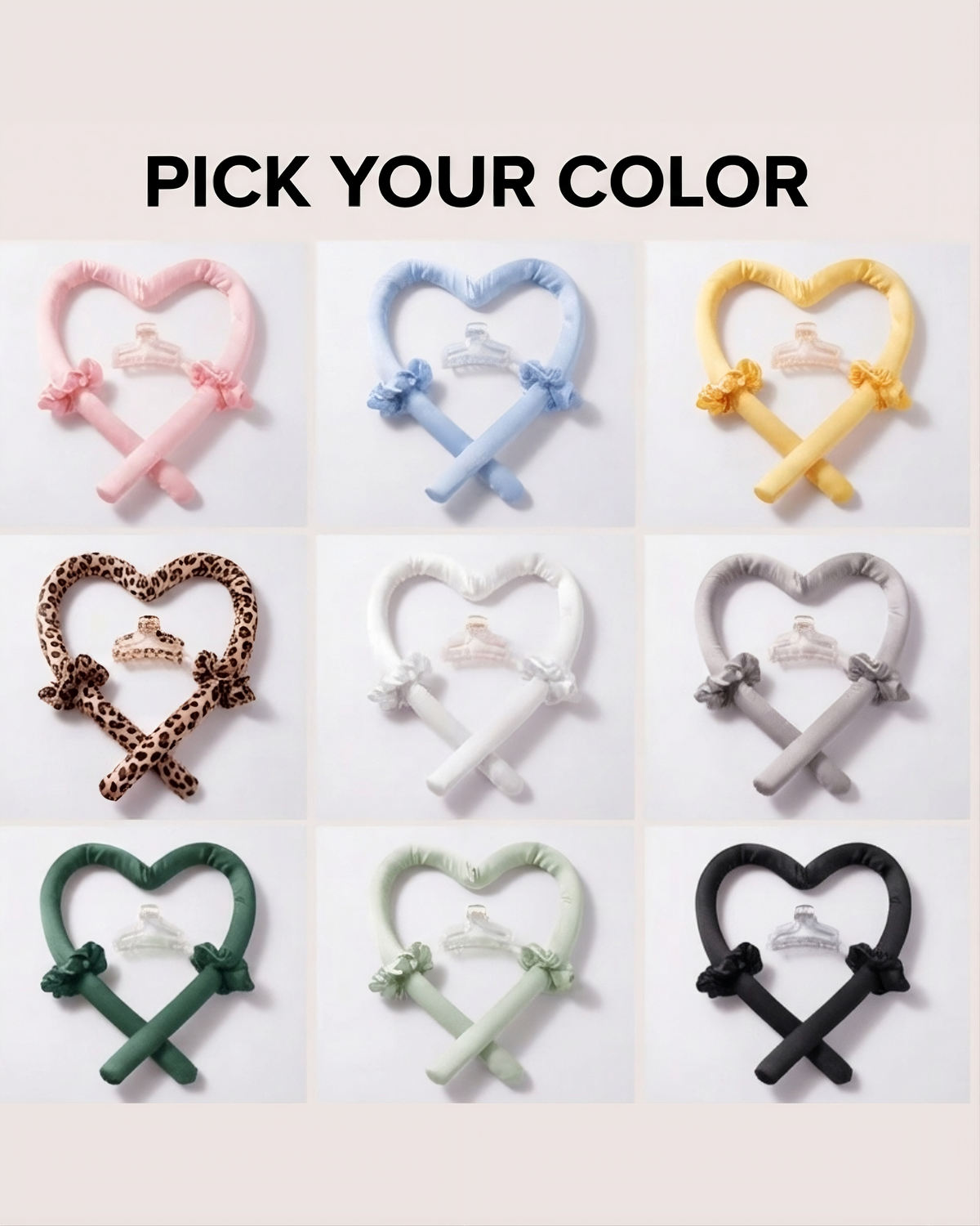 Heatless Curling Rod Headband